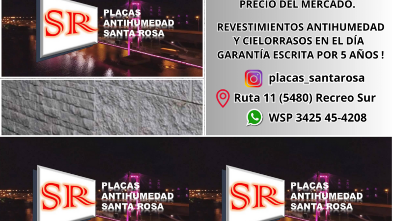 Placas Antihumedad Santa Rosa (una empresa liderada por gente joven)